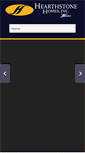 Mobile Screenshot of hearthstonehomesinc.com